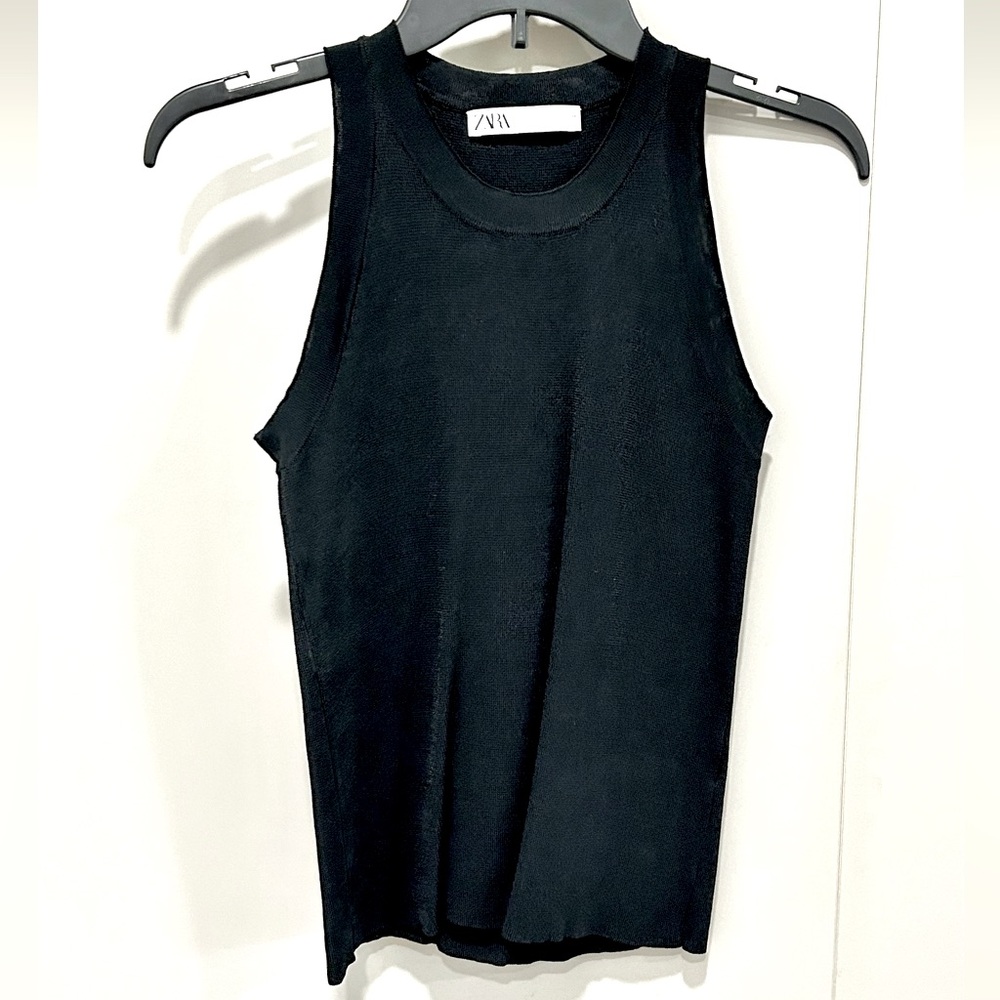 Zara fine knit tank - large